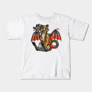 Chimera Cubs: Asian Golden Cat Kids T-Shirt